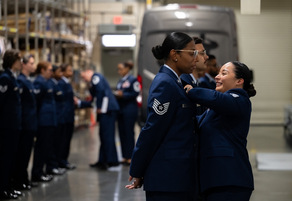 Blues inspection keep Airmen sharp at AFMAO