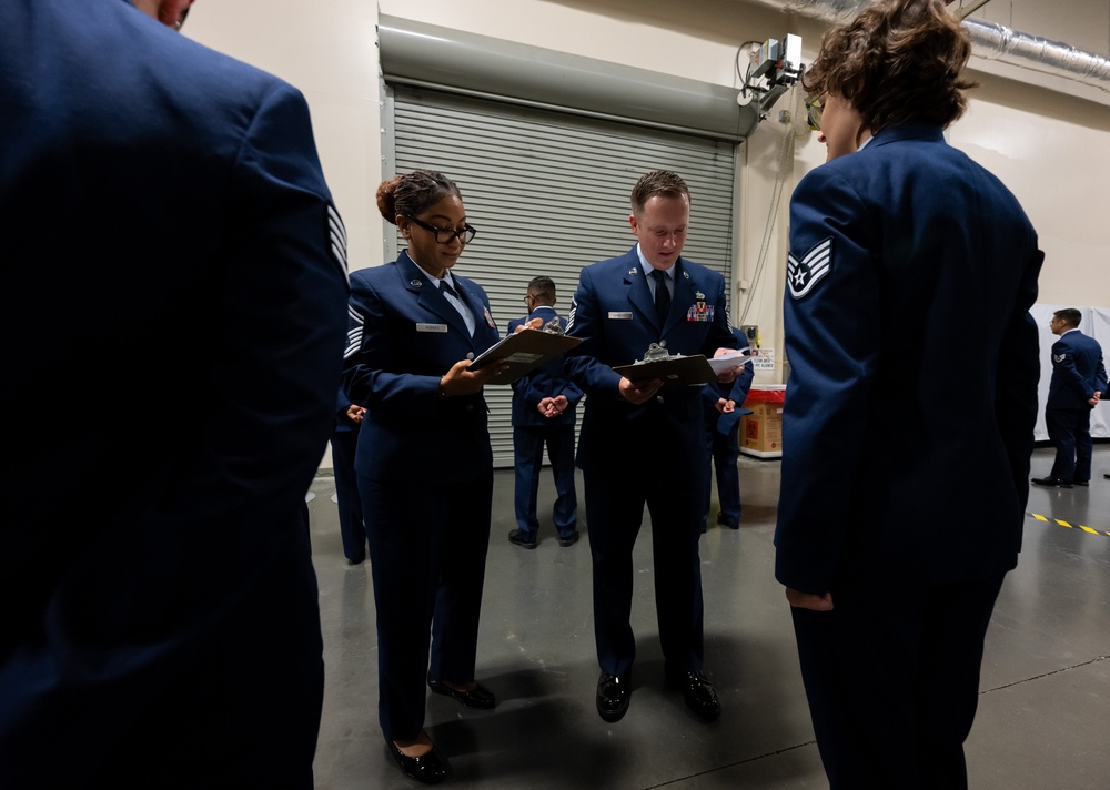 Blues inspection keep Airmen sharp at AFMAO