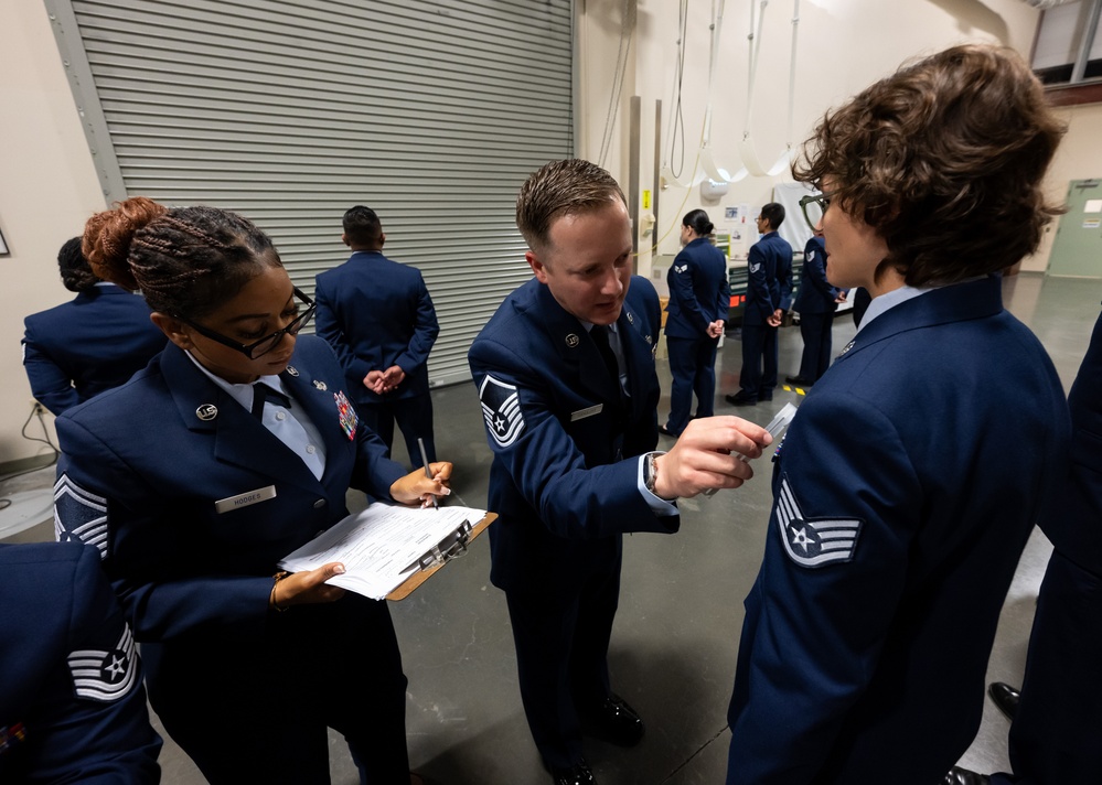 Blues inspection keep Airmen sharp at AFMAO