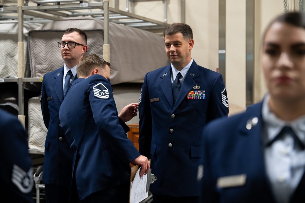 Blues inspection keep Airmen sharp at AFMAO