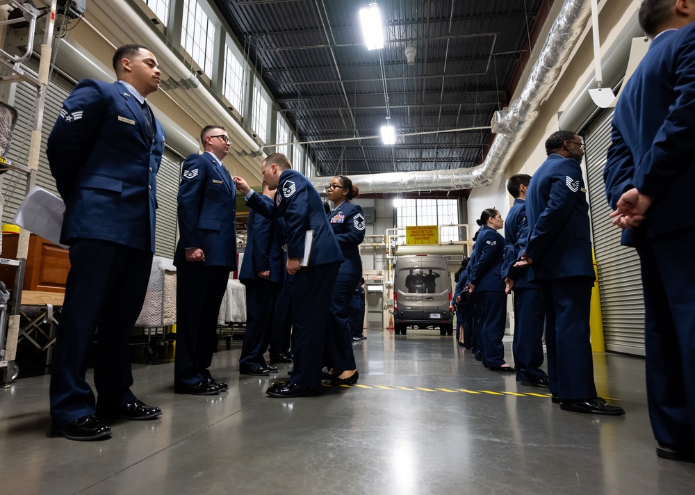 Blues inspection keep Airmen sharp at AFMAO