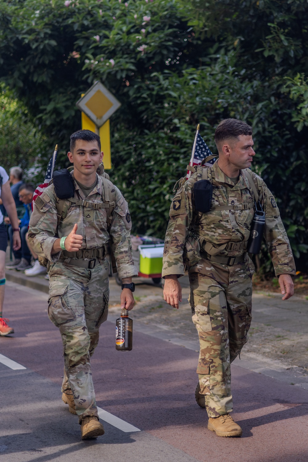 Nijmegen March: V Corps Soldiers Day 3