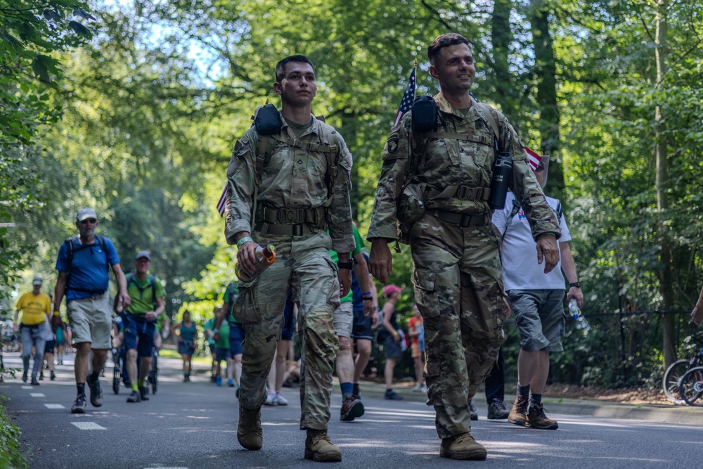 Nijmegen March: V Corps Soldiers Day 3