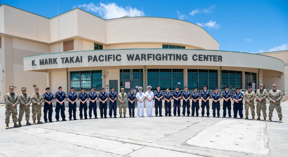 Chilean Navy Commander-In-Chief at the Pacific Warfighting Center for RIMPAC 2024