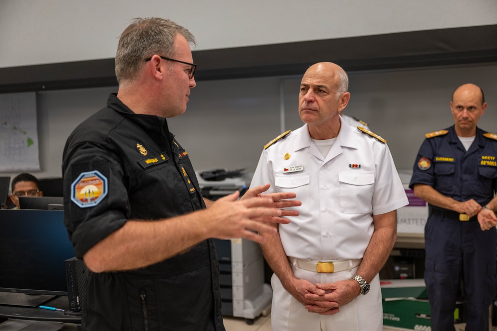Chilean Navy Commander-In-Chief at the Pacific Warfighting Center for RIMPAC 2024