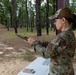 Maj. Mandy Kannapel readies her pistol