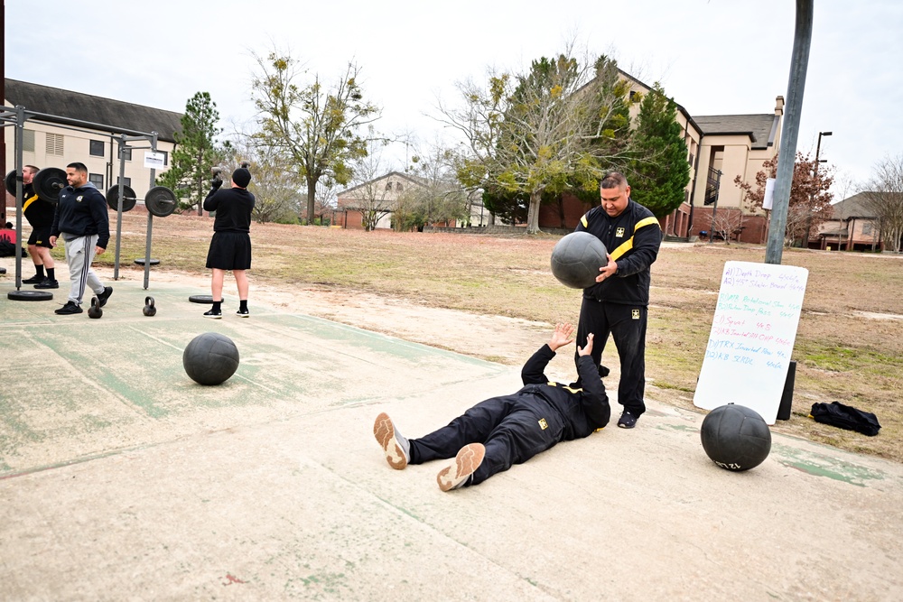 18th Field Artillery Brigade physical fitness training