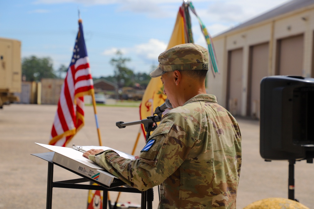 Sustainment Soldiers Host Change of Command