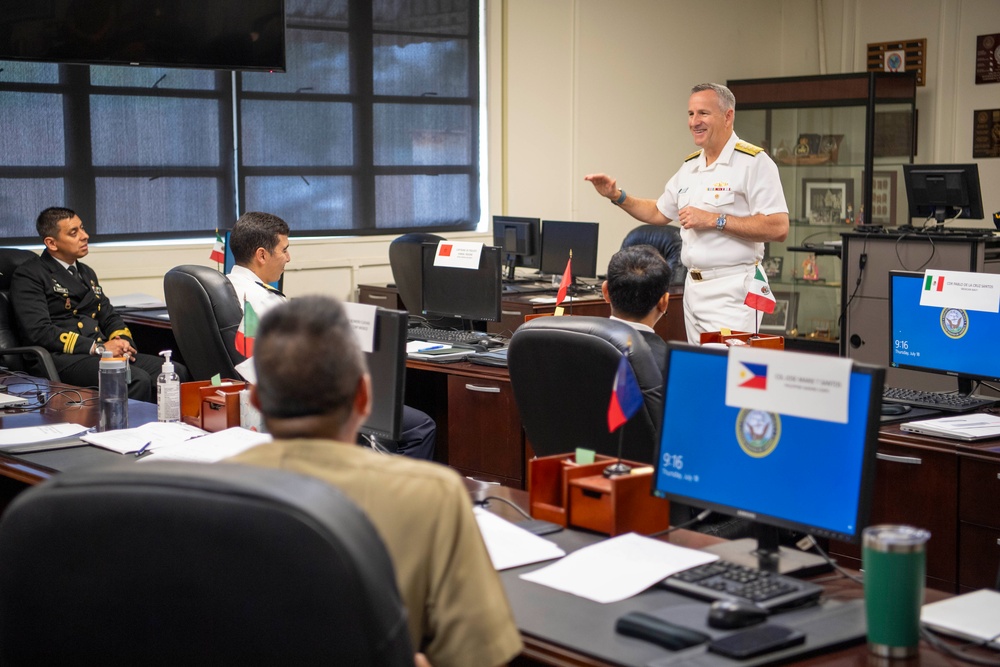 Deputy SURFPAC Speaks with International Officer Class