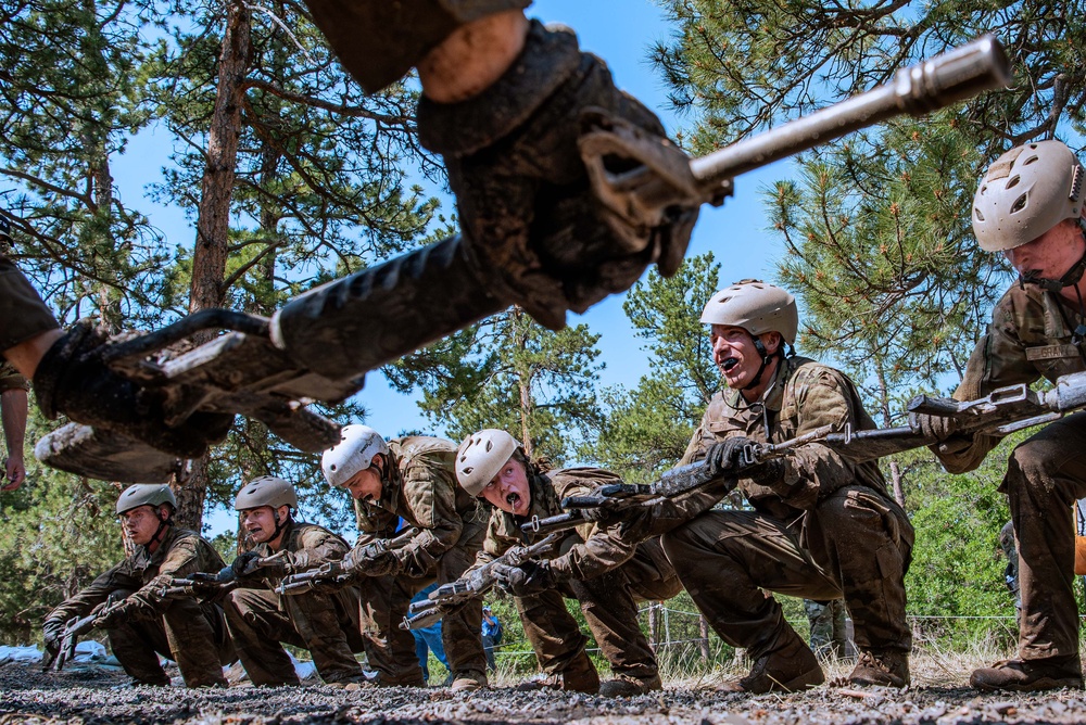 U.S. Air Force Academy BCT Class of 2028 Assault Course