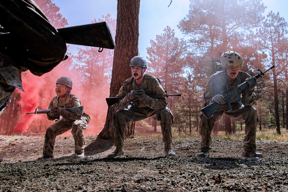 U.S. Air Force Academy BCT Class of 2028 Assault Course