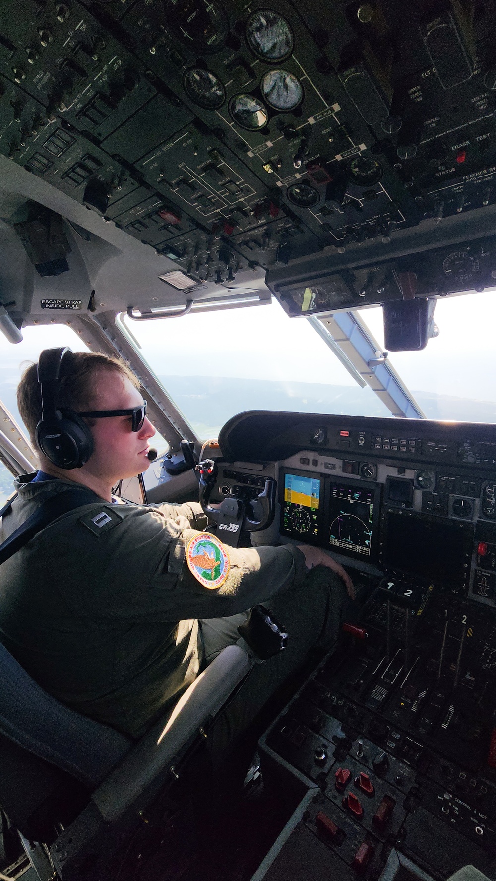 Coast Guard Air Station Cape Cod HC-144 aircrew performs emergency drop training