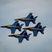 The Navy Flight Demonstration Squadron, the Blue Angels, perform in Traverse City, MI.