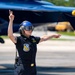 The Navy Flight Demonstration Squadron, the Blue Angels, perform in Pensacola Beach, FL.