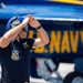 The Navy Flight Demonstration Squadron, the Blue Angels, perform in Pensacola Beach, FL.