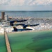 The Navy Flight Demonstration Squadron, the Blue Angels, perform in Pensacola Beach, FL.