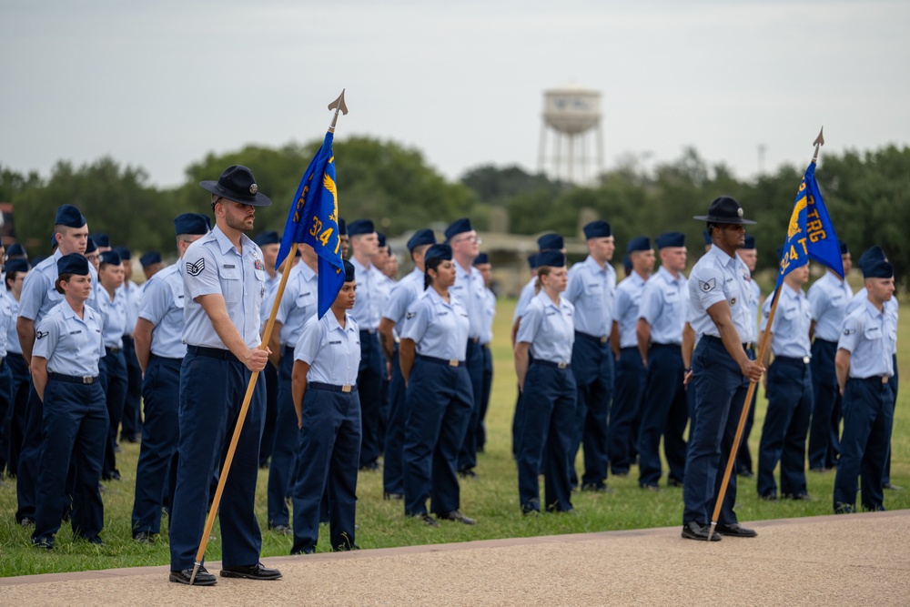 Flights 459-471 ; Department of the Air Force Basic Military Training Graduation Parade