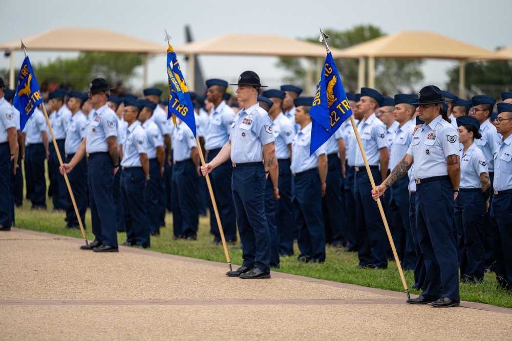 Flights 459-471 ; Department of the Air Force Basic Military Training Graduation Parade