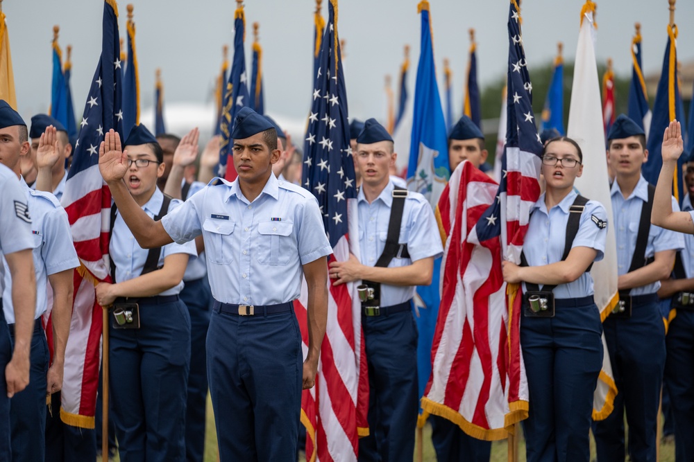 Flights 459-471 ; Department of the Air Force Basic Military Training Graduation Parade