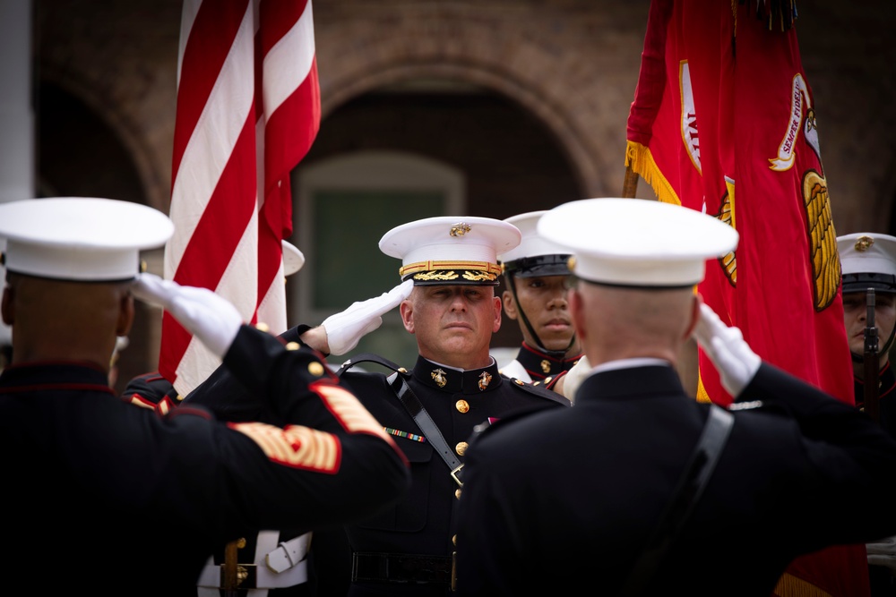 Marine Barracks Washington Welcomes our New Commanding Officer