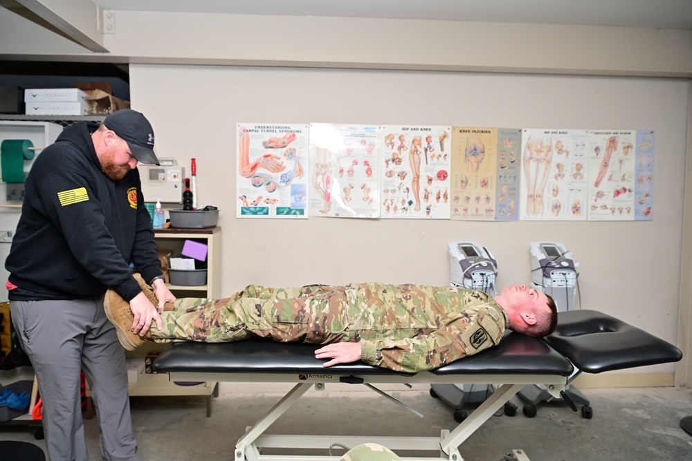 18th Field Artillery Brigade receives treatment from the Holistic Health and Fitness team