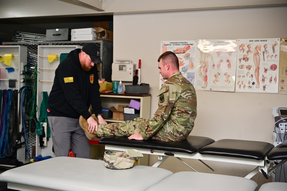 18th Field Artillery Brigade receives treatment from the Holistic Health and Fitness team