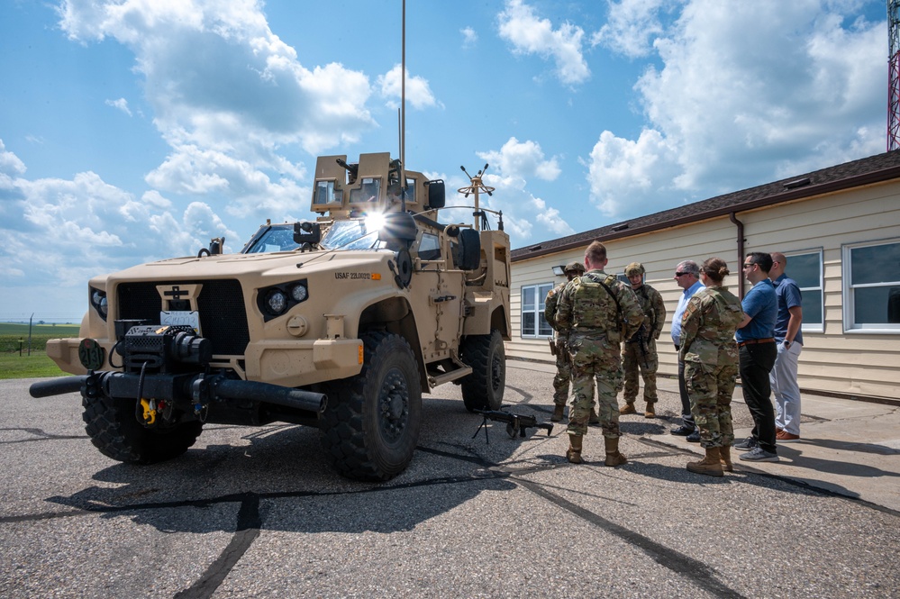 House Armed Services Committee representative visits Minot AFB