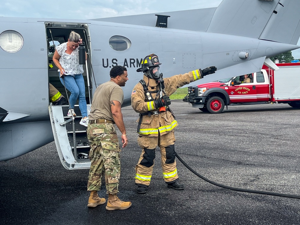 JBLE Conducts Full-scale C12 Heron Aircraft Crash Exercise