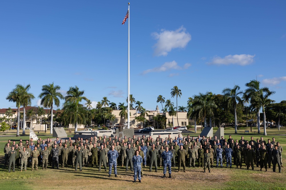 RIMPAC 2024 Combined Forces Air Component Commander and Combined Air Operations Center Staff Group Photo