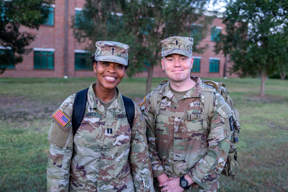 The 394th Field Hospital Completes a Ruck March