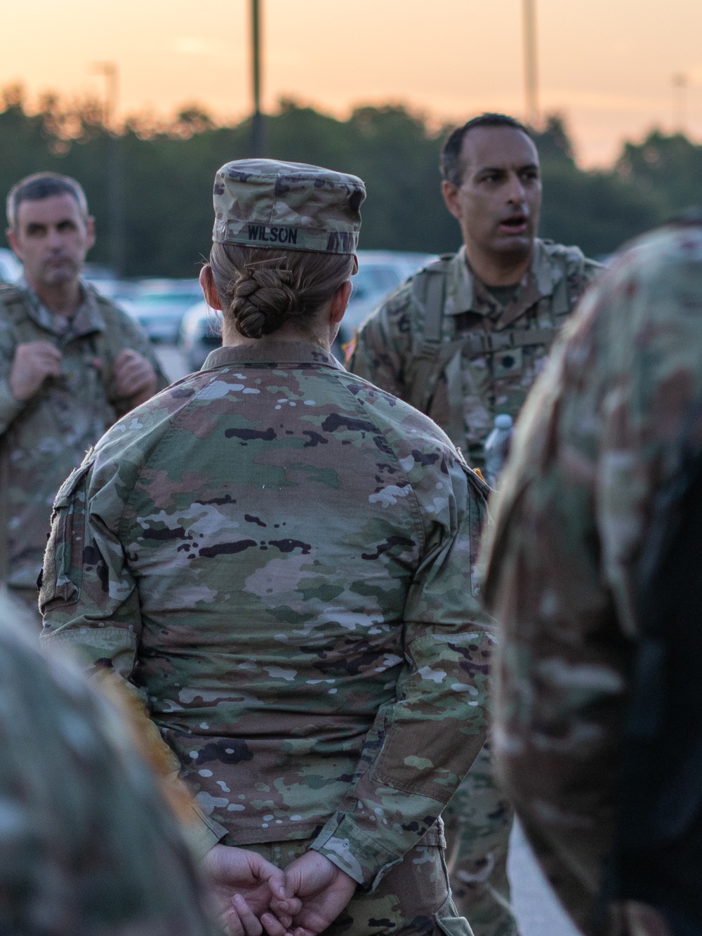 The 394th Field Hospital Completes a Ruck March