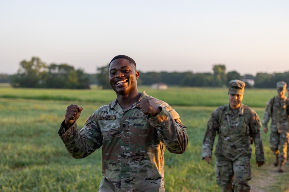 The 394th Field Hospital Completes a Ruck March