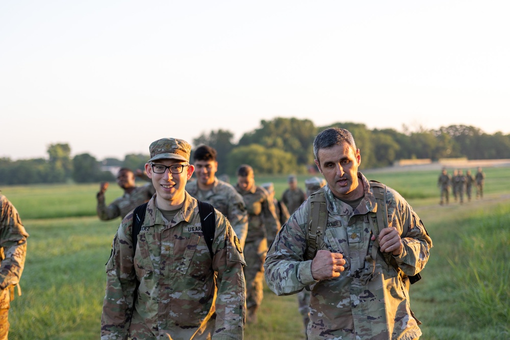 The 394th Field Hospital Completes a Ruck March