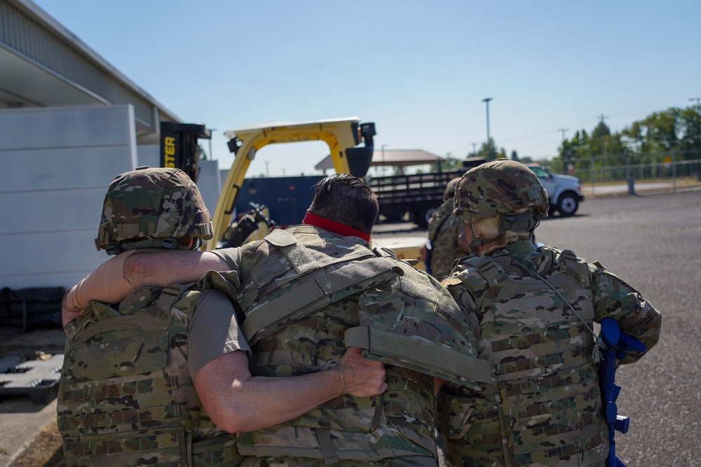 142nd CERFP Airmen conduct TCCC training