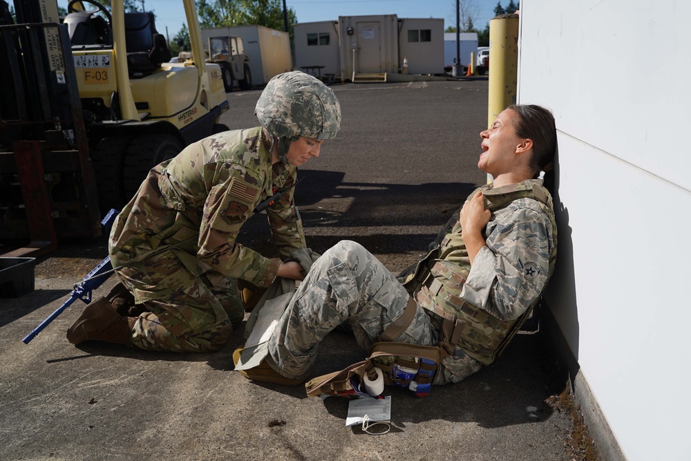 142nd CERFP Airmen conduct TCCC training