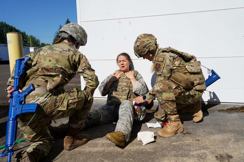 142nd CERFP Airmen conduct TCCC training