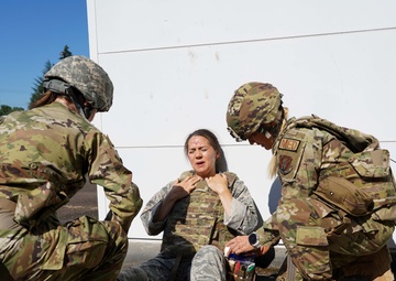 142nd CERFP Airmen conduct TCCC training