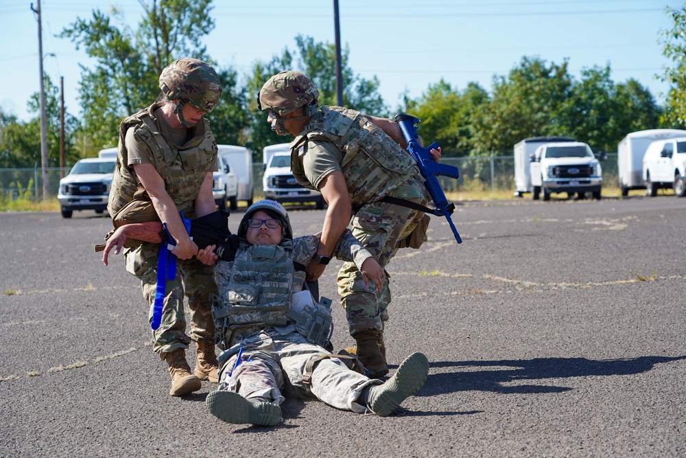 142nd CERFP Airmen conduct TCCC training