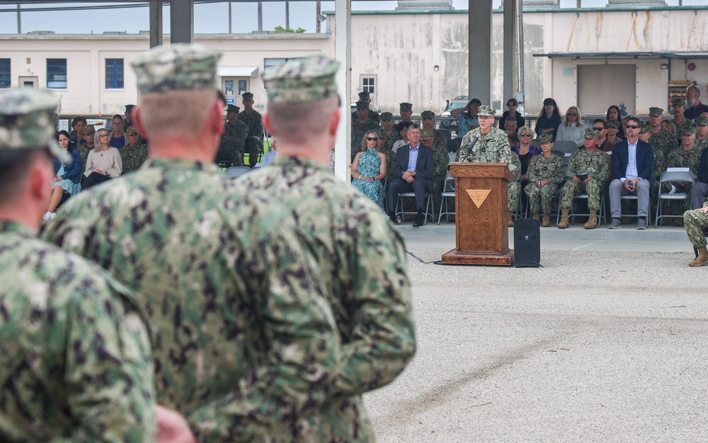 Naval Construction Group 1 Change of Command
