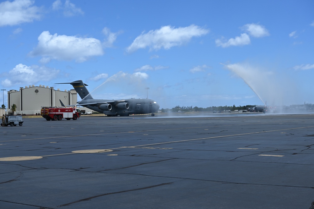 Col. Michele Lo Bianco Fini-Flight as 15th Wing commander