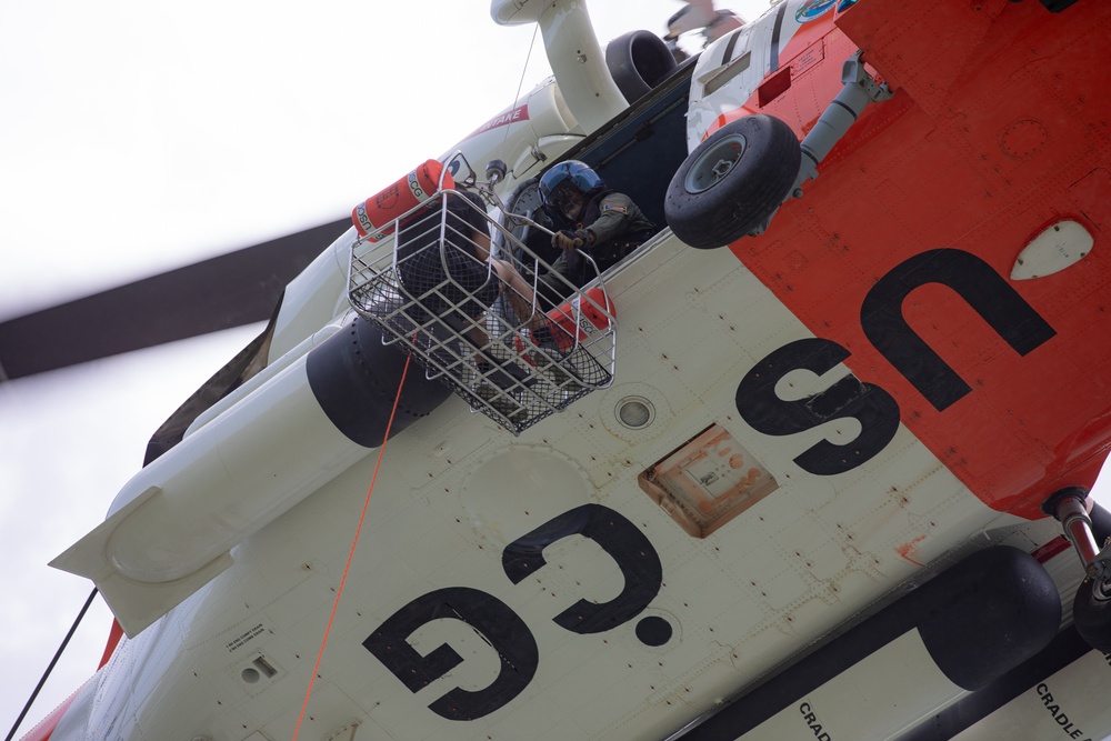 892nd MRBC and Coast Guard Survival Rescue Training