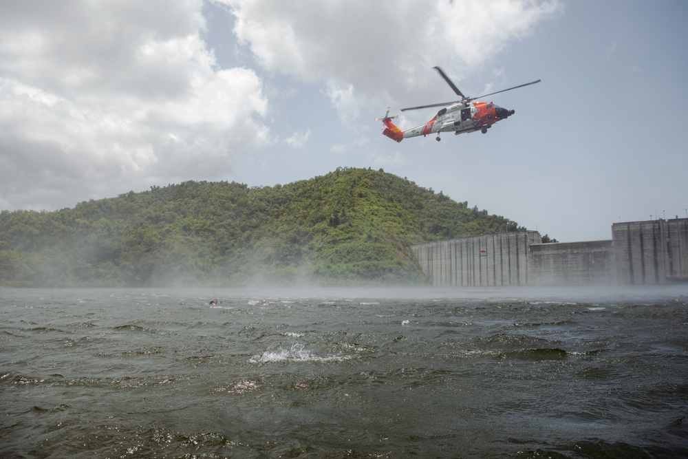 892nd MRBC and Coast Guard Survival Rescue Training