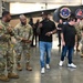 Curtis &quot;50 Cent&quot; Jackson visits Barksdale AFB