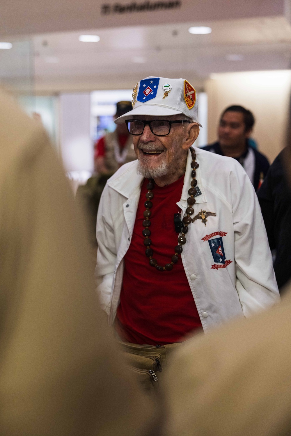 MCB Camp Blaz greets Frank S. Wright, WWII veteran