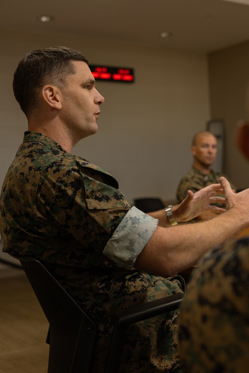 3d MLR Marines Meet with Legislative Representatives