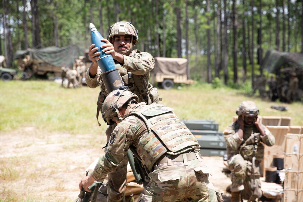 Live Mortar Exercises at XCTC