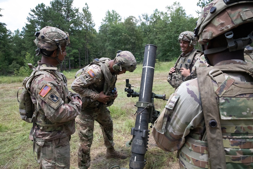 Live Mortar Exercises at XCTC