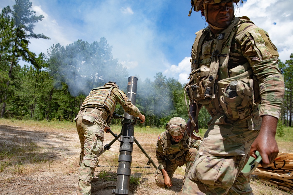 Live Mortar Exercises at XCTC