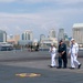 Nimitz Sailors Transit The Flight Deck