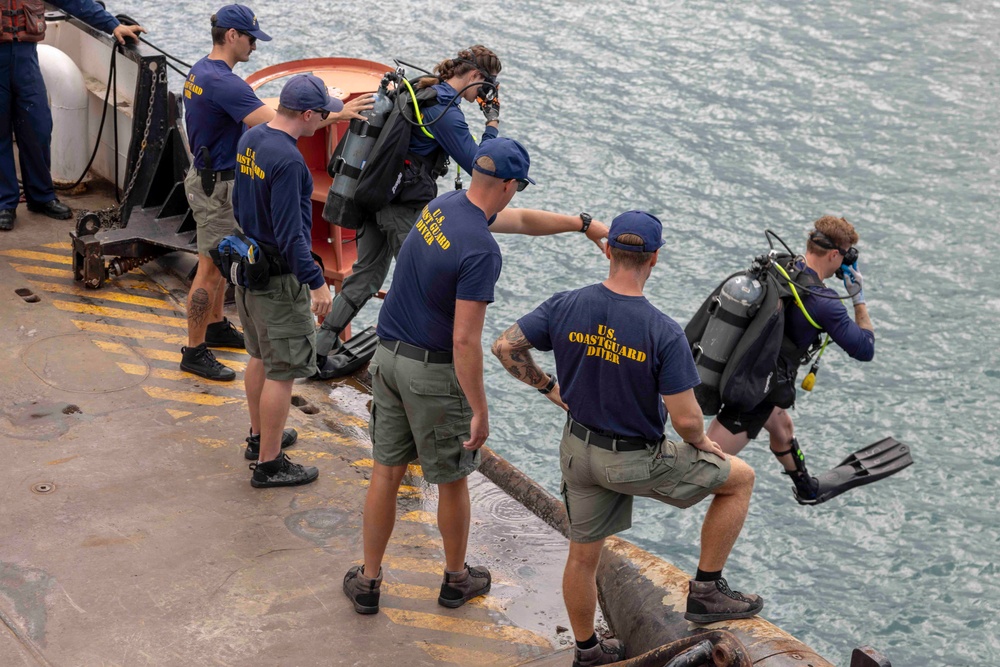 USCG, ROK conduct salvage training during RIMPAC 2024